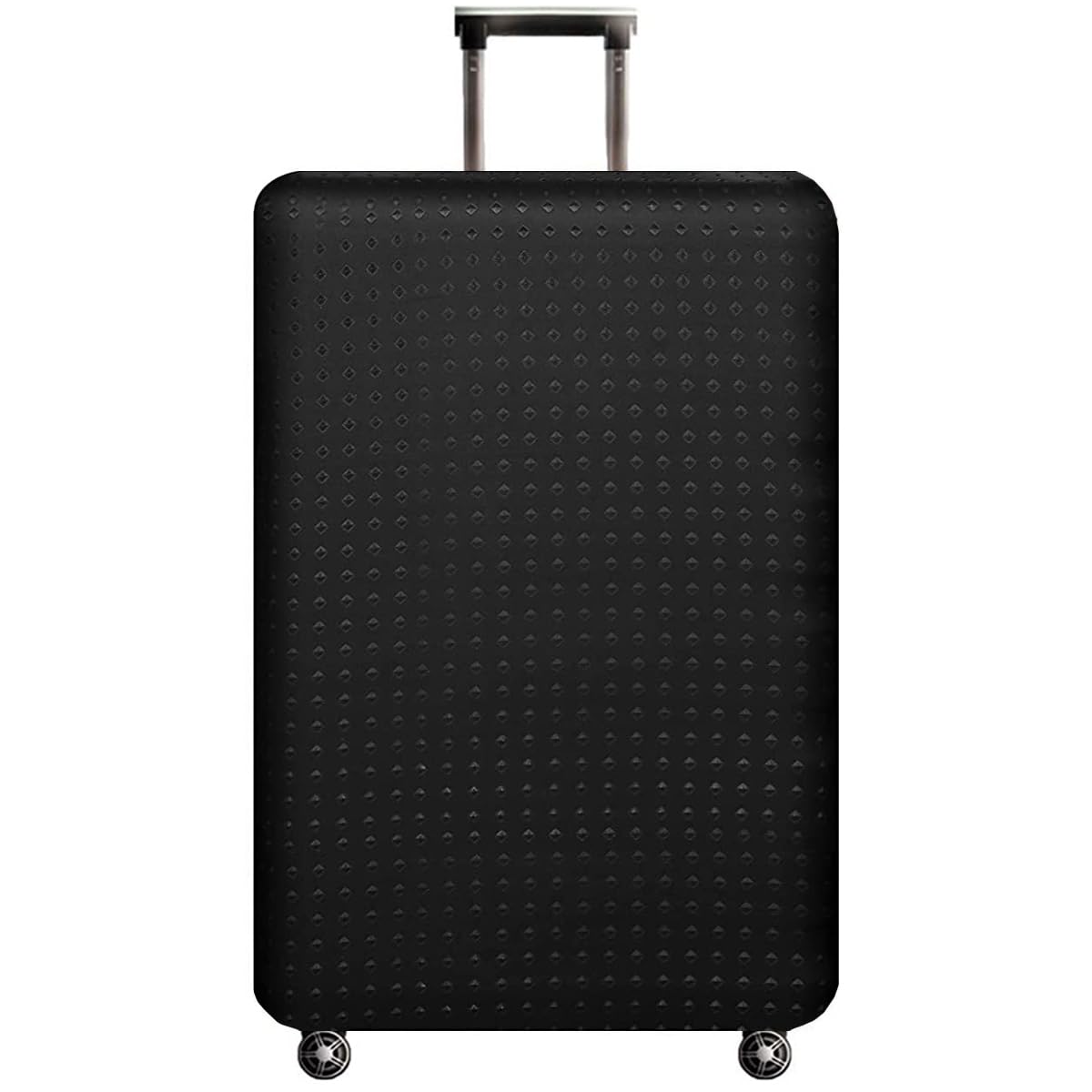 GOXUNYUAN Luggage Cover, Protective Washable Suitcase Cover - Travel Elastic Spandex Suitcase Protector Fits 19 to 20 Inch Black