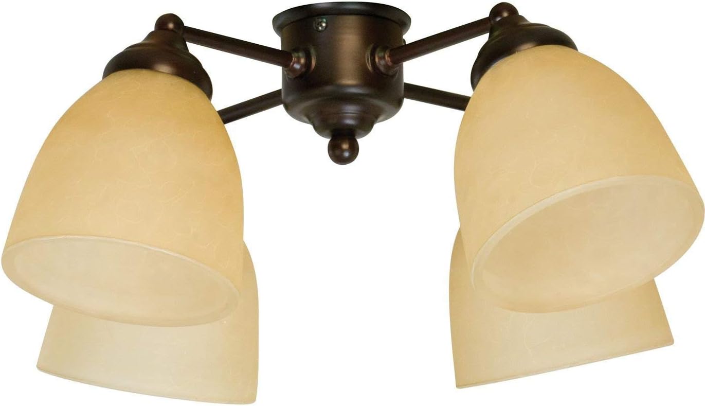 Craftmade LK400-OB-LED Universal 4-Light Kit, LED 36 Total Watts, Oiled Bronze