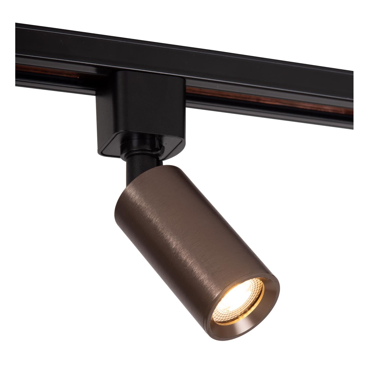 Lucide Track Ritmo Track spot - 1-Circuit Track Lighting System - 1xGU10/MR11 - Coffee (Extension)