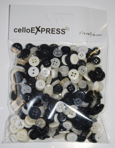 celloexpress Pastel Mix Tiny Buttons - Mixed Colours Small Sizes Mini Crafts Sewing Card Embellishments (Pack of 250g) - Image 2