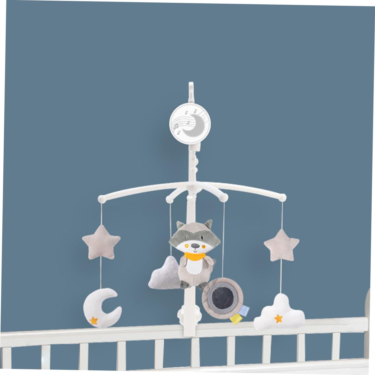 Carillon Musicale Rotante per Culla, Ornamento Cameretta | Plastica, Accessorio Appeso per Lettino, Regalo per Compleanno o Shower, per Ragazzo Ragazza