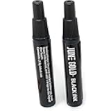 June Gold 2 Black Deep Reach Marker Ink Refill Bottles, 2.5g of Ink Per Dropper