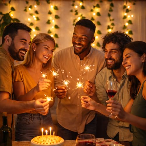 Image of Akaar Decor's Artificial Money Plant /Hydrangea String with Light for Home Office | Hanging Vine Creeper with Light | Door Wall & Balcony | Party Festival (Money Plant)