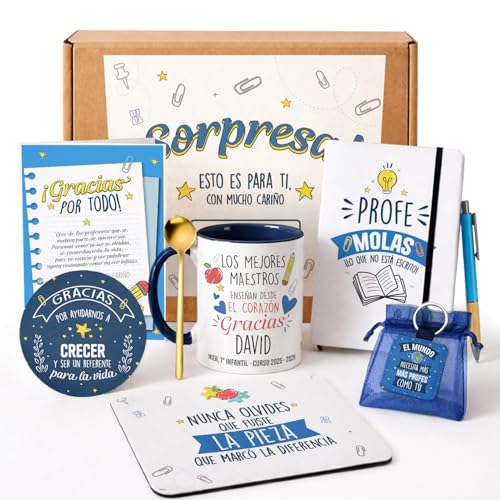 Imagen de Kembilove® Regalo Profesor Fin de Curso Personalizado