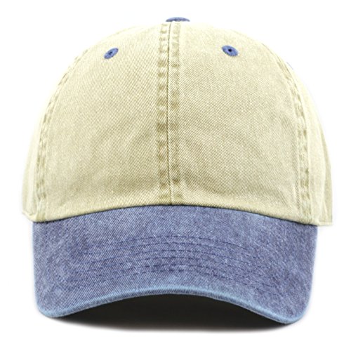 Image of The Hat Depot 100% Cotton Pigment Dyed Low Profile Dad Hat Six Panel Cap