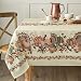 Benson Mills Thanksgiving Printed Fabric Tablecloth, 60-Inch-by-120 Inch