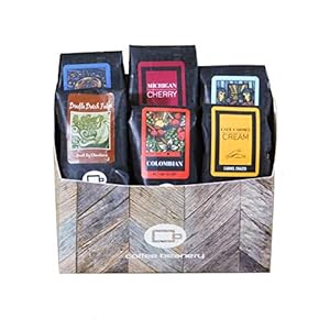 Sampler Coffee Variety Pack | 100% Specialty Arabica Coffee | 6 1.75oz Try-Me-Size one pot bags, light-medium roast