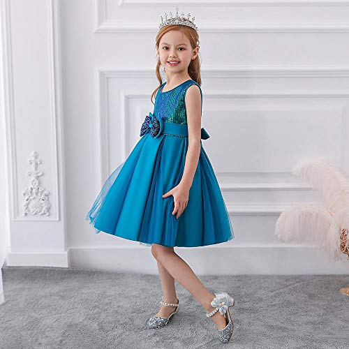 Dressy Daisy Toddler Girls Wedding Flower Girl Sequin Tulle Party Dress Pageant Gown for Special Occasion3