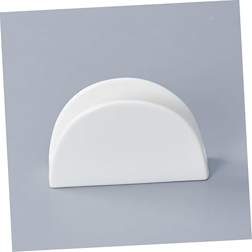 Miniatura 3 de Zerodeko Juego de 2 servilleteros clásicos de cerámica versátiles para cocina, cena