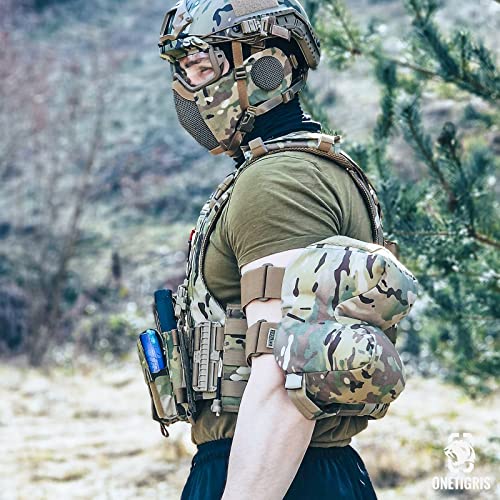 Onetigris Shooting Rest Bag - Unfilled Shooting Sandbag Gun Rest Bag Front Rear Shooter Squeeze Bags For Rifles Hunting Target, Multicam #TOP1