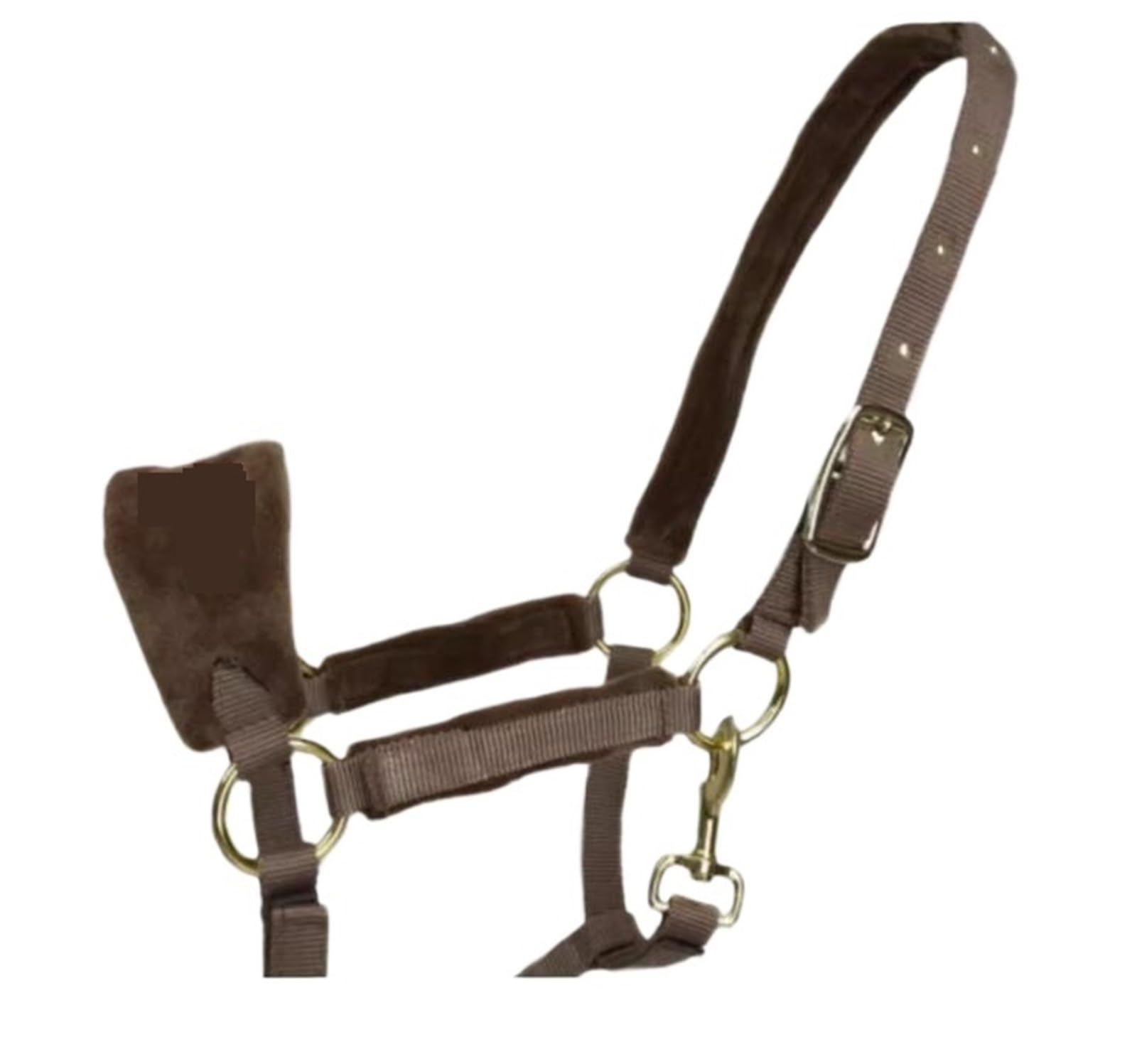 Cabestros de caballo, brida, cabezal , equipo ecuestre grueso, accesorios, arnés for montar a , cabezales(Brown)