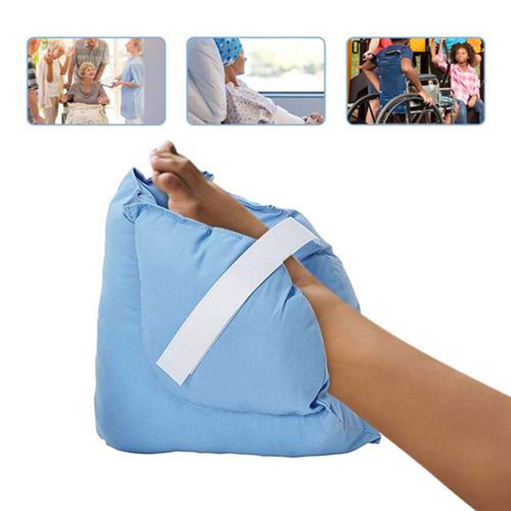 Cojín de Apoyo para el Tobillo, Almohadilla de Apoyo para los pies, Suave y Ajustable, Protector de Tobillos para Mantener el Calor y aliviar Las úlceras en la Cama, Dolor de presión y alivi
