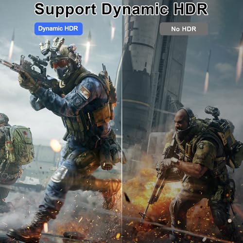 baolongking 16K HDMI 2.2 Cable, 96Gbps Ultra High Speed 16K@60Hz 8K@240Hz 4K@480Hz, for PS5 // TV/Gaming PC/Monitor/Projector (1M) - Image 3