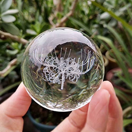 Amazon.co.jp: 占い水晶玉を見つめる クリスタル3Dボールエク