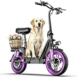 Electric Scooter with Seat for Adults,1000W Peak Power, 35 Mile Long Range, 20MPH,...