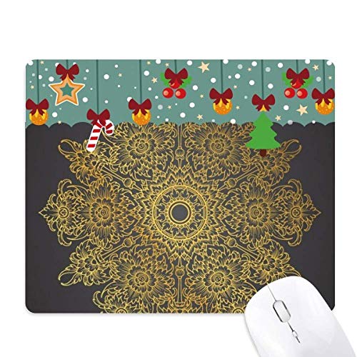 Alfombrilla de ratón de aluminio dorado premium con acabados de arte tradicional tailandés