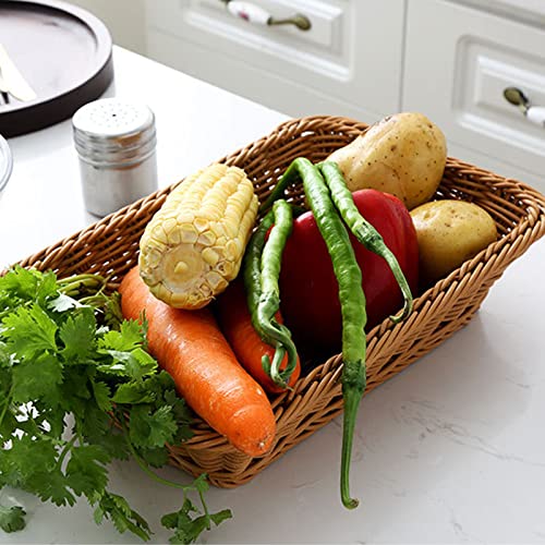 Almoxvye A-WICKERBASKET-4PC-11.8IN 4 Pack Woven Bread Baskets thumb #5