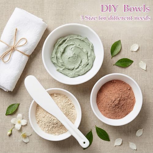 Set de 3 tazones y herramienta para mezclar mascarilla facial miniatura 6