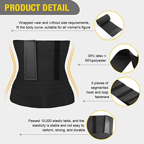 Queenral Tummy Waist Wrap Plus Size Waist Trimmer Fajas Para Adelgazar La Barriga Para Mujer Belly Wraps To Lose Belly Fat #TOP6