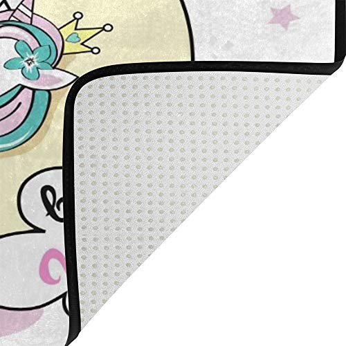Tapis de maison moderne Believe in Magic grand format en tissu polyester durable - 5