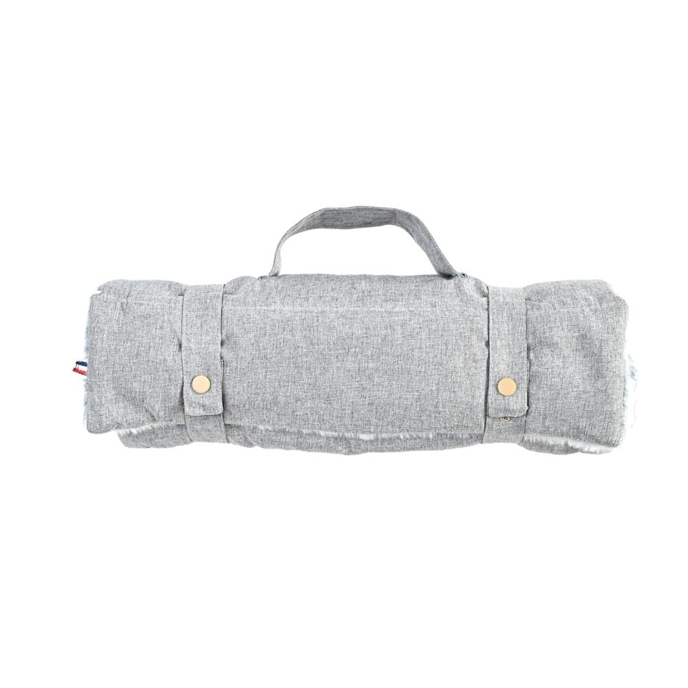 MaxCor Grand Tapis Chien Rectangulaire Gris - Soulage et Préserve Les Articulations - Panier Chien Réversible été/Hiver et Facile à Transporter - Ne se déforme Pas et Lavable en Machine
