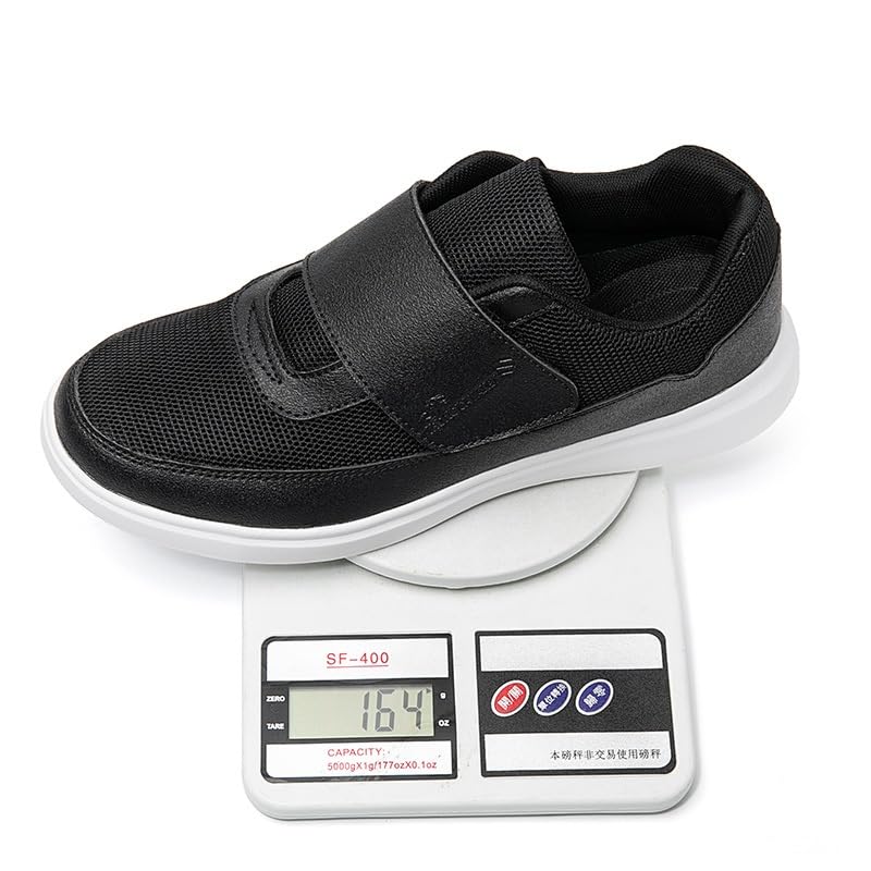Wide Fit Trainers Orthopedic Shoes Mens Hook and Loop Slip-On Running and Walking for Plantar Fasciitis - Lightweight, Breathable, Non-Slip Trainers3