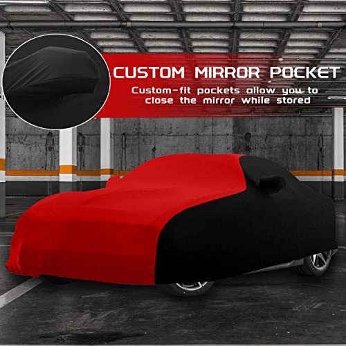 Image of Indoor Car Cover Replace for 2020-2025 Toyota Supra, Luxurious Stretch Satin Custom-fit Indoor Car Cover for Dust-Proof, Underground Garage, Car Show (Supra)