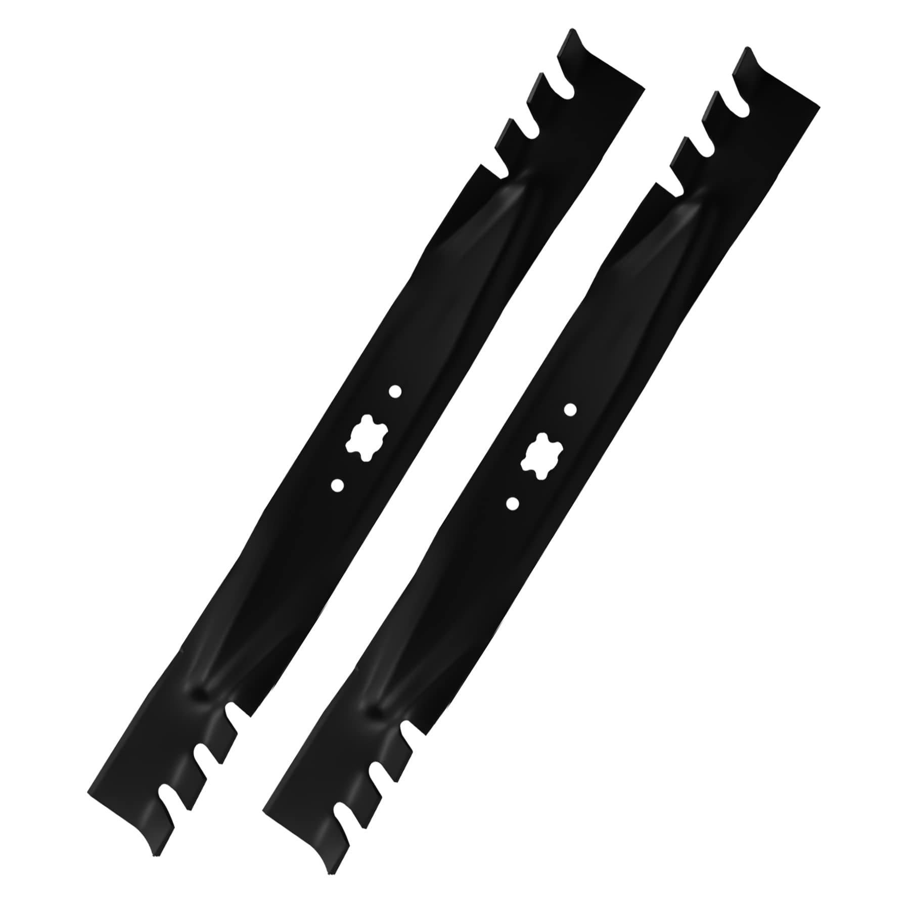 AEagle Mower Mulching Blade for 21 Inch Deck MTD Cub Cadet Troy Bilt CC999ES SC500E CC949 CC989 942-0741A 942-0741 742-0741 2 Pack