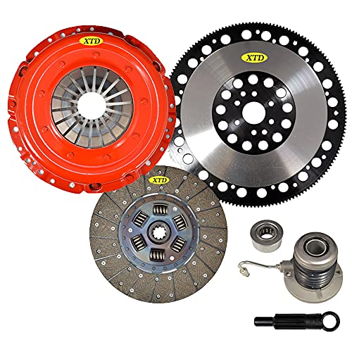 STAGE 2 CLUTCH & RACING FLYWHEEL KIT COMPATIBLE WITH 2005-2010 MUSTANG GT BULLITT SHELBY 4.6L SOHC 8CYL