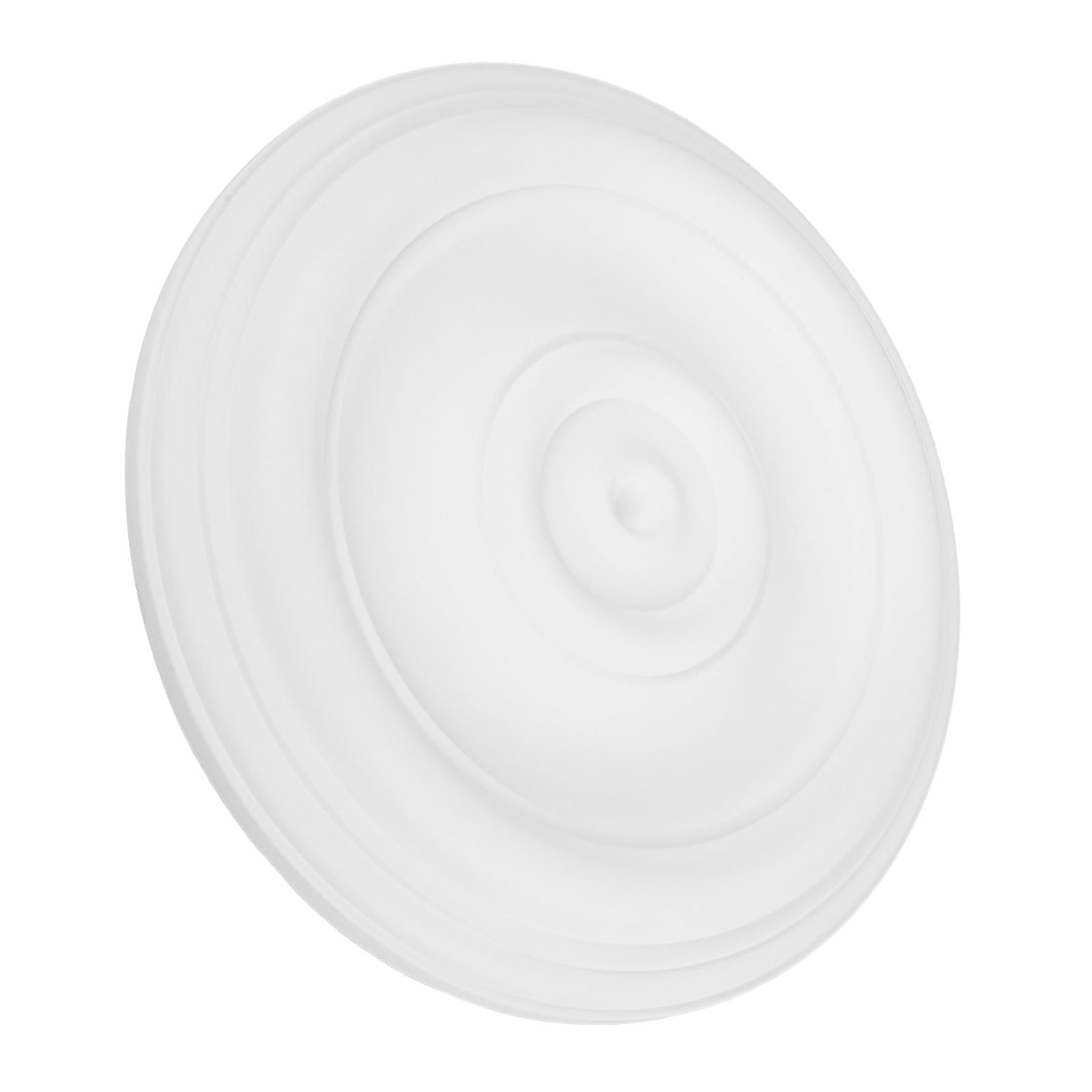Médaillon de plafond en PU blanc pour sublimer l'éclairage de votre salle à manger