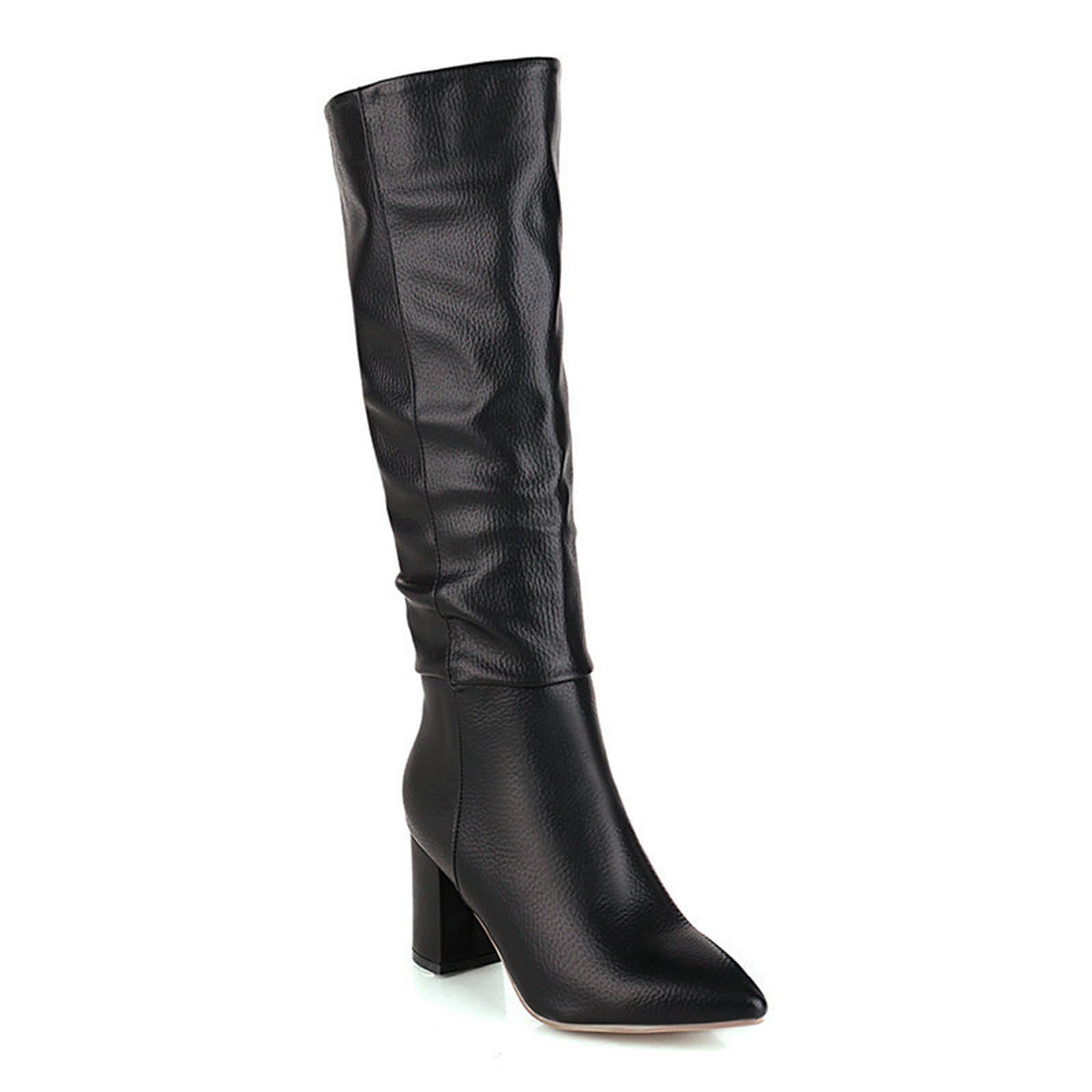 Bottes de mode à manches hautes confortables à talon 7cm