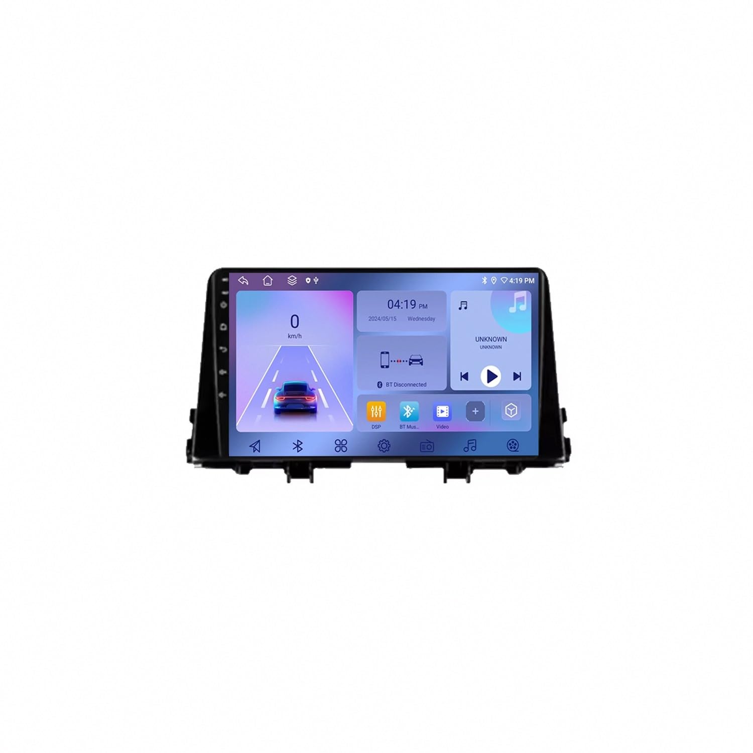 Car Stereo Carplay Radio de Coche para KIA Morning 3 Picanto 2016-2023 Cámara Trasera - HD Pantalla Carplay Mirror Link - Portátil Radio Coche Bluetooth con, 4 Nuclear 2G+32G