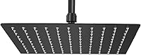Vista 9 de NearMoon - Cabezal de regadera grande de acero inoxidable cuadrado de lujo en cascada, para instalar en el techo o la pared
