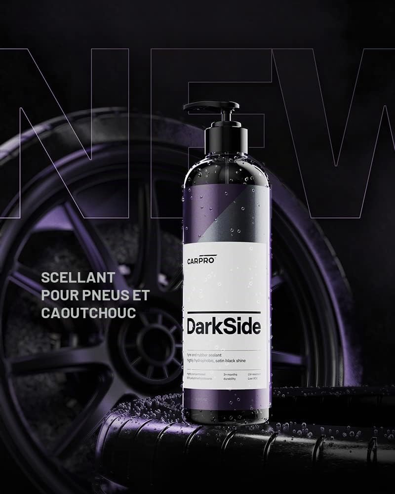 CarPro DarkSide Tyre & Rubber Sealant Revêtement pour pneus et caoutchouc 1000 ml