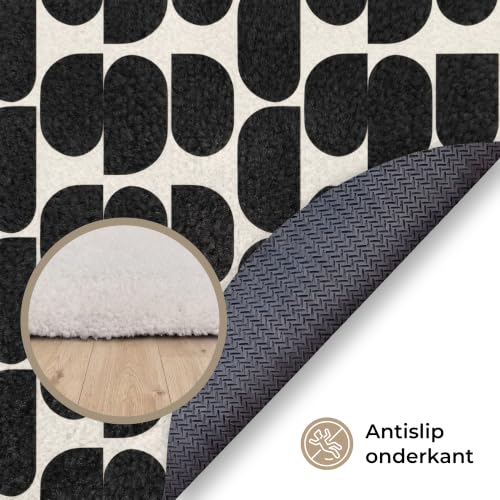 Alfombra redondo 90x90 cm salon dormitorio grandes carpetes OnlyWow 4