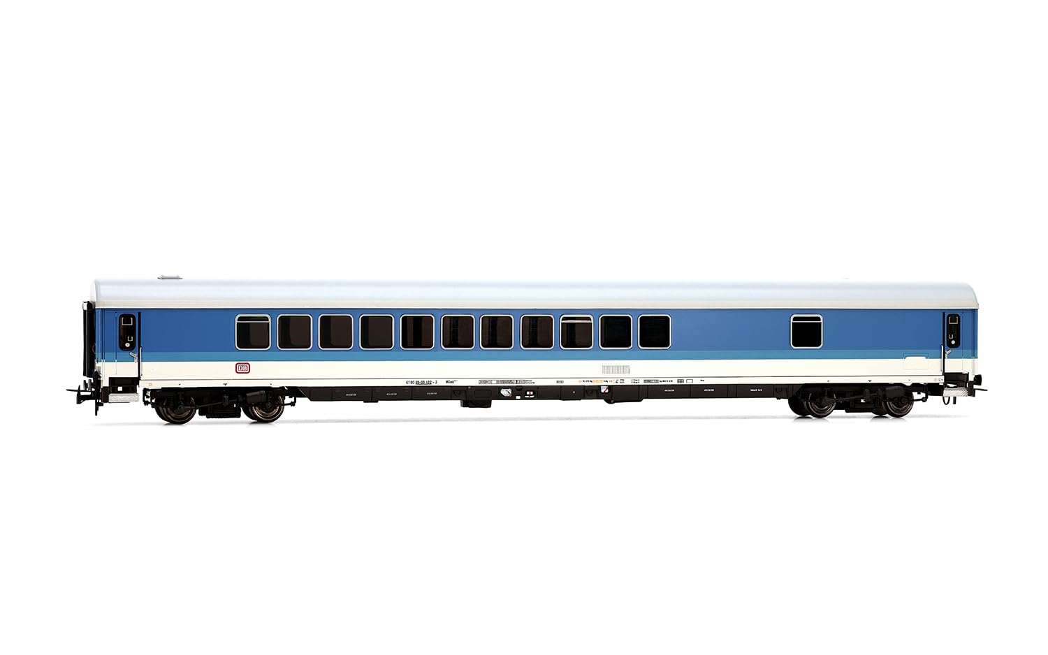 Rivarossi Vagón de pasajeros de 4 Ejes DB WGmh 854 con decoración InterRegio, EP IV