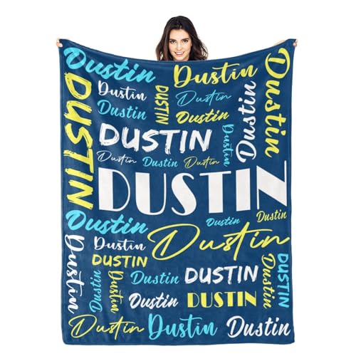 Personalized Blankets for Kids with Names Customized Blankets with Name for Adult Custom Blanket Gift for Birthday Christmas Valentines Day Gift