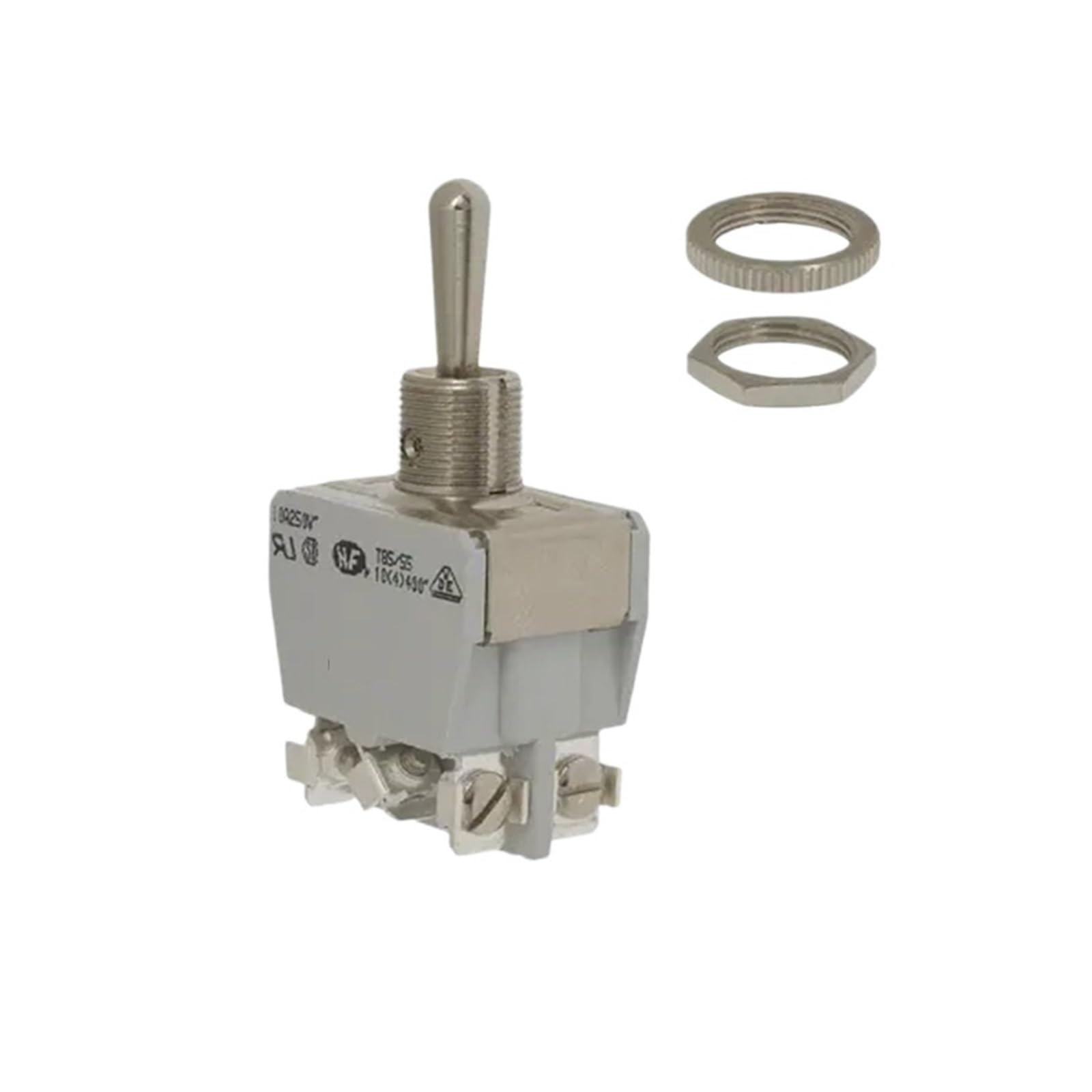 X psblty Toggle Switch 645H DPDT ON-ON 10A @ 125/250VAC；10A @ 28VDC For Use In Industrial Control Equipment, Etc.