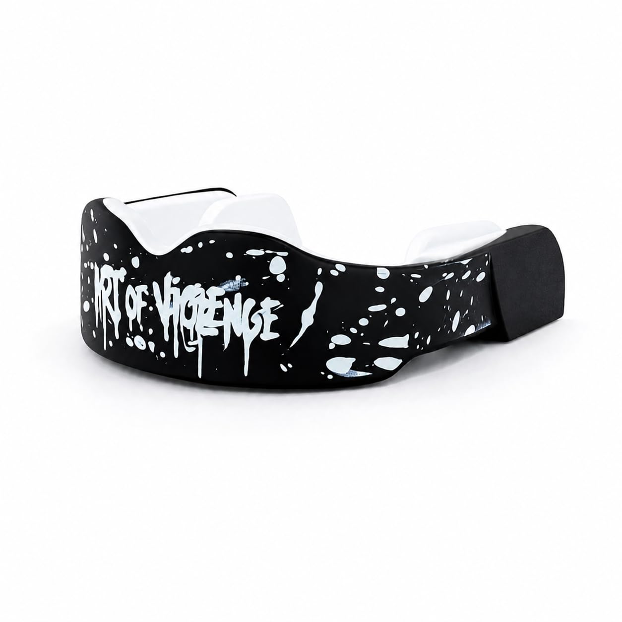 Art of Violence Mouthguard Dark Reckoning for Boxing, Kickboxing, BJJ, MMA and All Combat Sports Duel Layer Protection with Custom Gumsheild Case