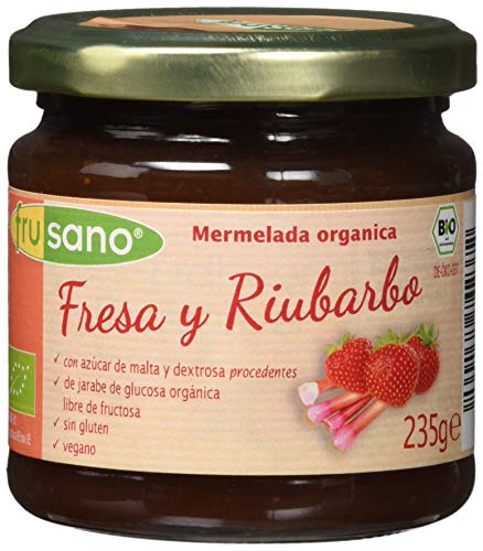 FRUSANO Mermelada DE Fresa con RUIBARBO, No aplicable Cover