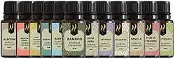 Kit Top 12 Essências Aromatizantes para Difusor, Nattuaromas