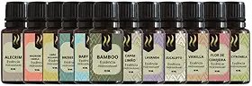 Kit Top 12 Essências Aromatizantes para Difusor, Nattuaromas