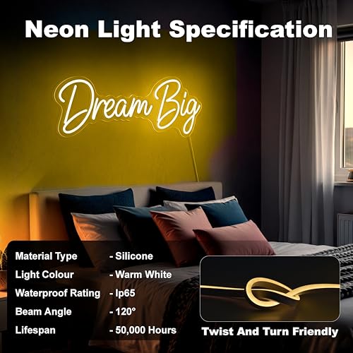 Image of Forus 40 Meter LED Neon Strip Light | Waterproof Outdoor Flexible & Cuttable Decorative LED Neon Lights for Indoor Wall Decor, Custom Name Sign, Diwali Lighting | Warm White 1Pc with 4 Connectors