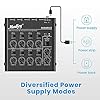 Moukey Ultra Low-Noise 8-Channel Line Mixer for Sub-Mixing, DC 5V 8-Stereo Mini Audio Mixer, Ideal for Small Clubs or Bars, Guitars, Bass, Keyboards or Stage Mixer-MAMX3 #4