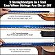 MusicNomad Tri-Beam 3’n 1 Dual Notched Straight Edge & Precision