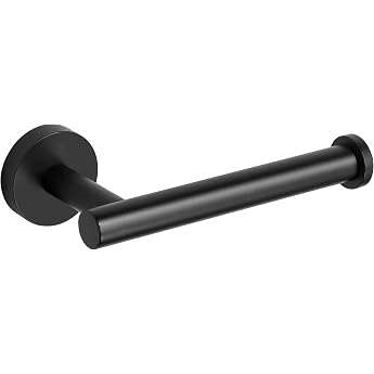 sayayo toilet paper holder roll holder wall mounted sus-304 stainless steel matte black egx888-b
