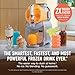 Ninja SLUSHi Max XXL Smart Frozen Drink Maker | Top Performance & Smart Technology, Party-Size 150oz Capacity, No Ice Needed, 6 Programs, Ideal Temp & Texture up to 12 hours | Peach FS605