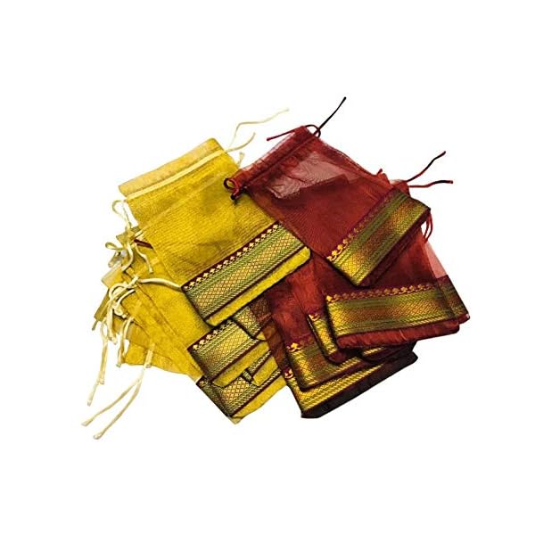 Moira Potli Bags Silk Brocade (18 cm X 12 cm)
