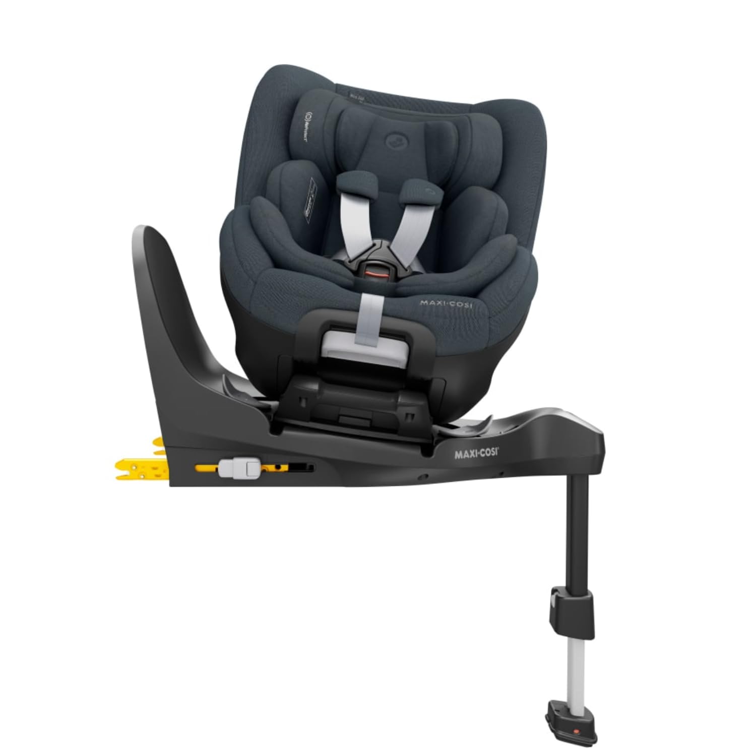 Maxi-Cosi Mica 360 Pro i-Size Siège auto pour bébé,Pivotant et coulissant, Plusieurs positions d'inclinaison, protection latérale G-Cell contre les chocs, 0 mois à 4 ans, Authentic Graphite