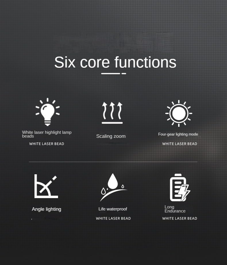 Miniatura 3 de Linterna frontal recargable de 150000 lm, lámpara de cabeza brillante, 40H tipo C cable ajustable para exteriores, 4 modos de luces para frente,